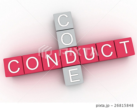 3d image Conduct Code  issues concept word cloud  26815848