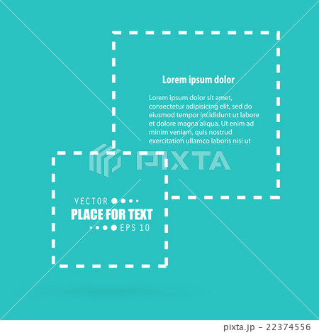 Abstract concept vector empty speech square quote 22374556