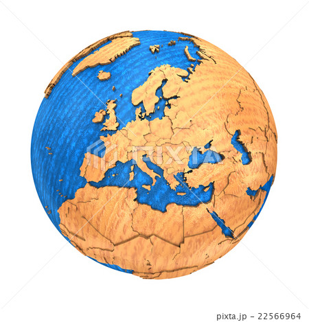 Europe on wooden Earth 22566964