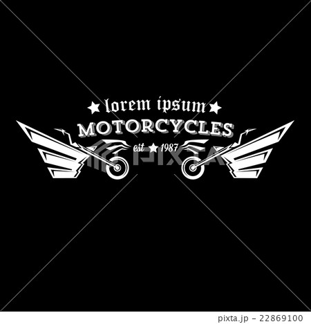 vector vintage motorcycle label or badge 22869100