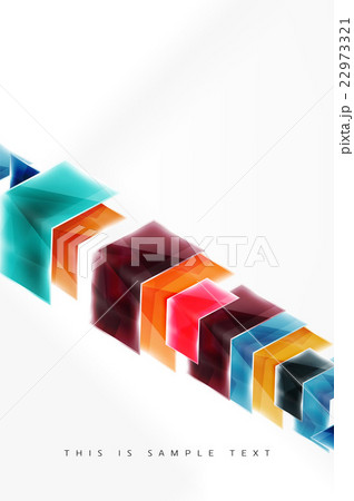 Glass glossy arrow motion background 22973321