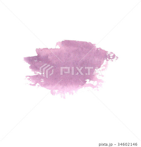 Abstract violet watercolor spot.  34602146