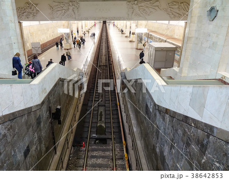 Old metro station in Moscow, Russia 38642853