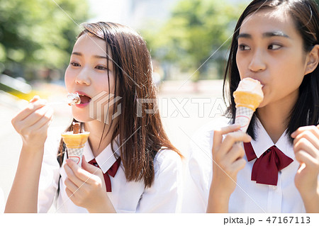 女子高生　札幌　修学旅行　 47167113