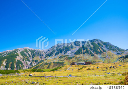 室堂平から見た立山三山と真砂岳 48588562