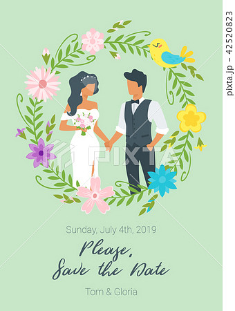 wedding day invitation 42520823