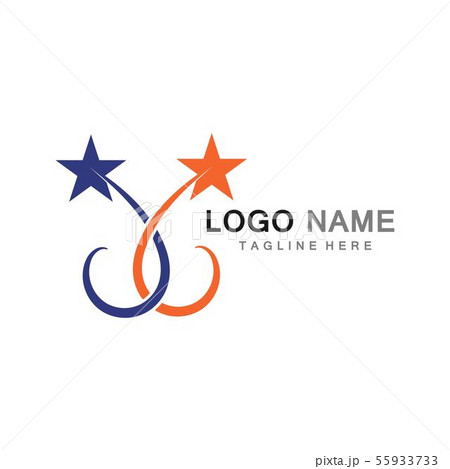 Star Logo Template vector icon illustration 55933733