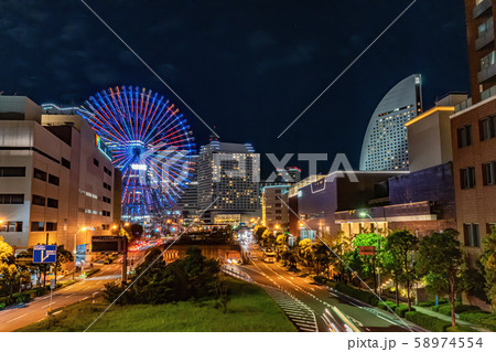 みなとみらい　夜景 58974554