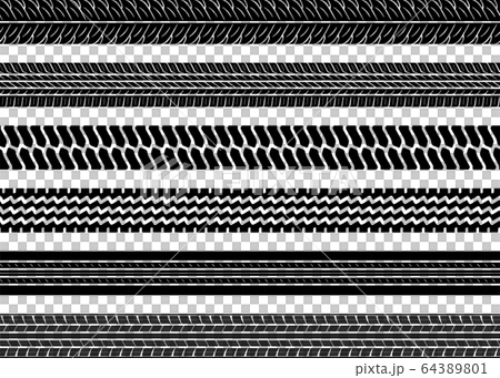 Car rut tread pattern brush material 64389801