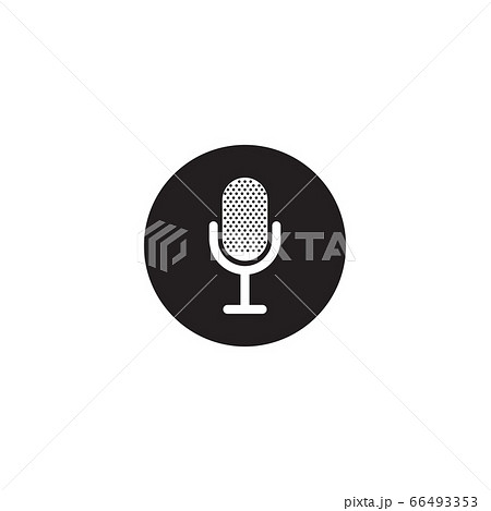 Microphone mic icon logo design vector 66493353