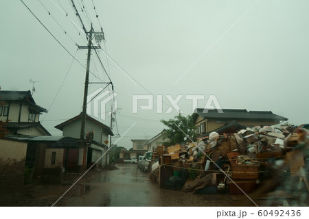 2019年台風19号 千曲川氾濫被害 穂保地区 60492436