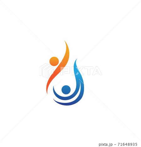 Human character logo sign 71648935