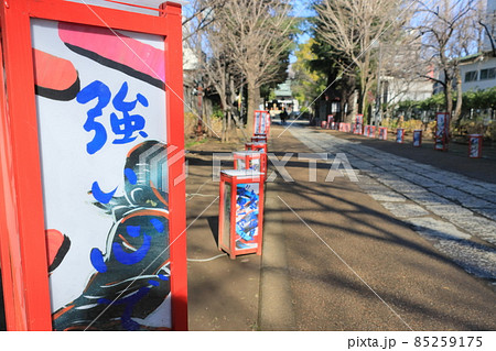 亀戸香取神社　参道　スポーツ振興の神様 85259175