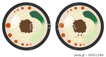 担々麺　顔ありと顔なし 85631388