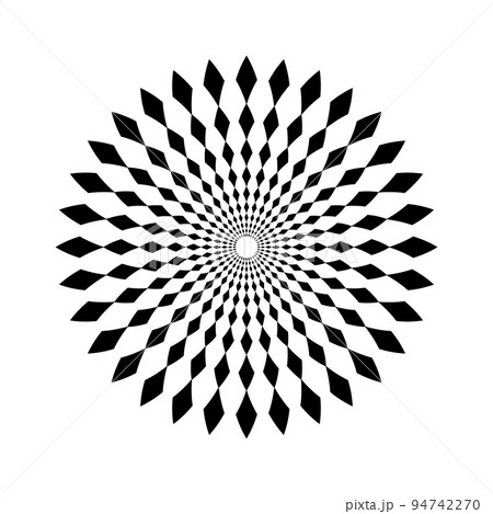 Abstract Circle Pattern. Round Element for Design. 94742270