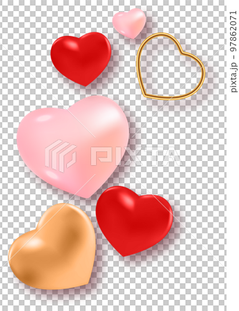 Love Heart Element for Valentine's Day 97862071