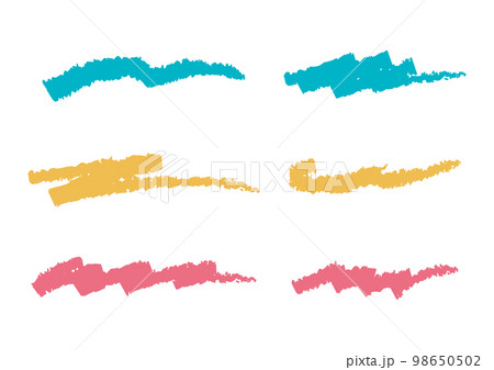 手描き風の線セット 98650502