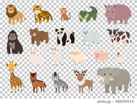 Animal icon set 98930414