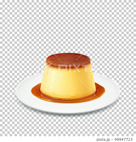 Realistic pudding illustration 99947723