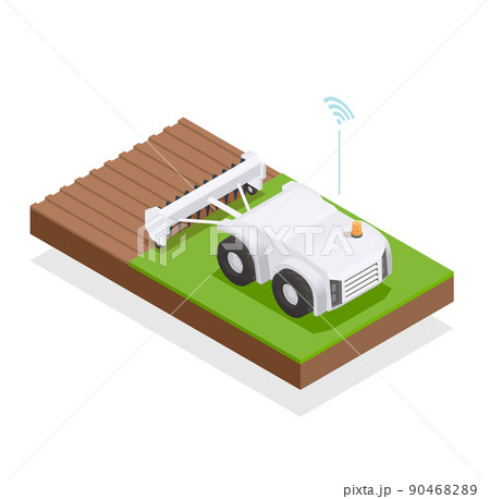 Agriculture Automation Composition 90468289