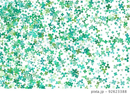 Clover backdrop. Clover leaf, St. Patrick day background 92623388