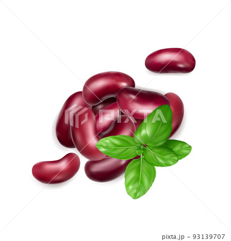 Red Kidney Beans Isolated 93139707