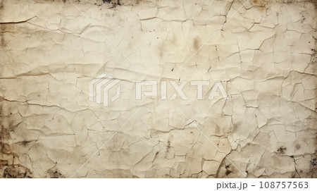 Old torn paper texture. Background concept. Generative AI 108757563