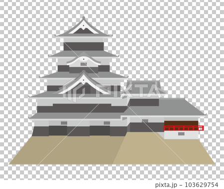 Illustration of Matsumoto Castle 103629754