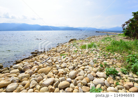 福井県水島の風景(2022年夏) 114946693