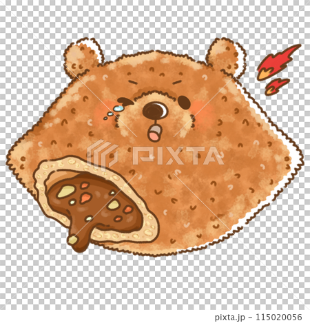 Spicy Curry Bread Bear 115020056