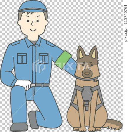 警犬和警察 115740761