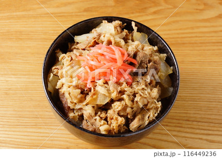 牛丼　どんぶり 116449236