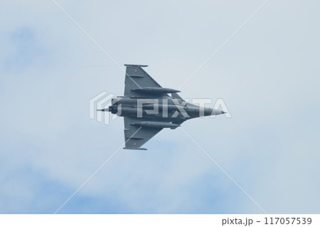 頭上のフランス航空宇宙軍ラファール戦闘機 117057539