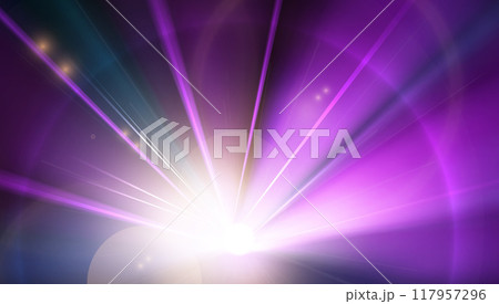 Abstract light burst spotlight vector illustration. 117957296