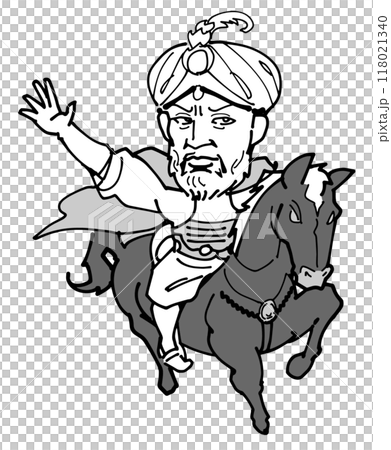 Founder of the Timurid Dynasty - Tamerlane 118021340