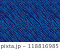 四角が並んだ斜め線の背景（青色） 118816985