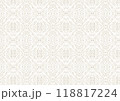 小さな正方形を並べた菱形模様の背景（ゴールド） 118817224