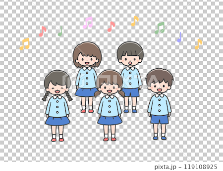 Children singing 119108925