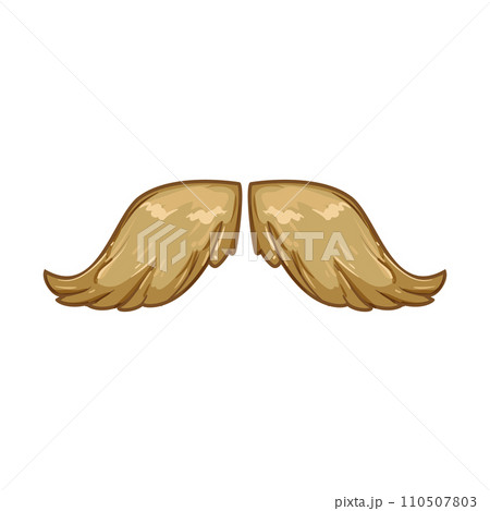 vintage moustaches cartoon vector illustration 110507803