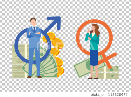 Wage gap between men and women 112820473