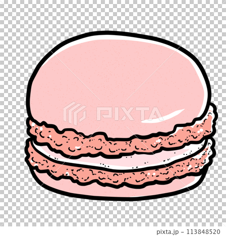 Simple macaron illustration 113848520