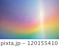 Rainbow pastel background with sunshine glare. 120155410