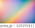 Rainbow pastel background with sunshine glare. 120155411