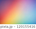 Rainbow pastel background with sunshine glare. 120155416