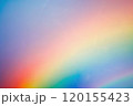 Rainbow pastel background with sunshine glare. 120155423