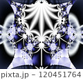 Computer generated abstract colorful fractal artwork 120451764