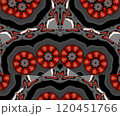 Computer generated abstract colorful fractal artwork 120451766