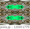 Computer generated abstract colorful fractal artwork 120451770