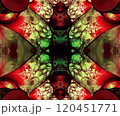 Computer generated abstract colorful fractal artwork 120451771