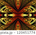 Computer generated abstract colorful fractal artwork 120451774